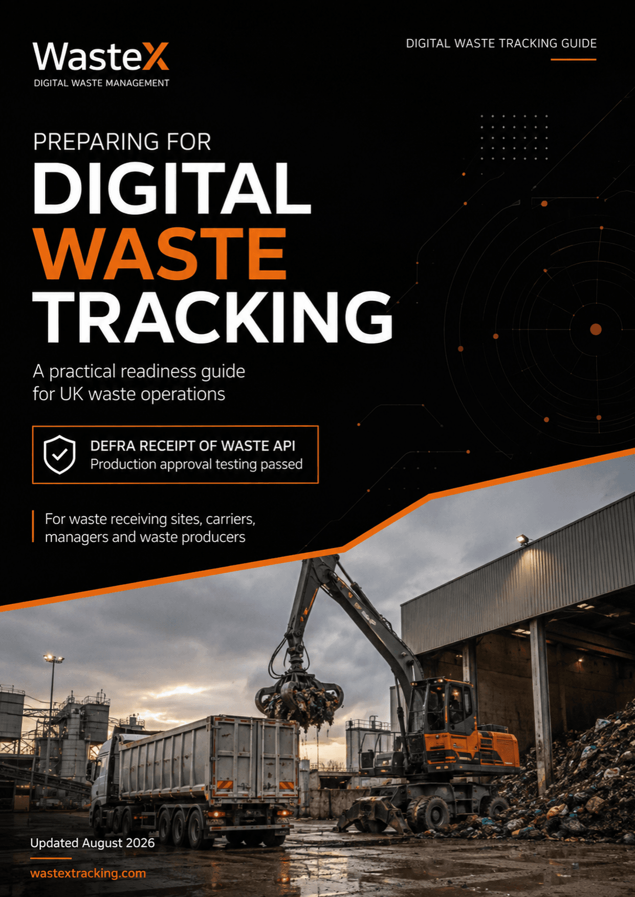 Waste X Preparing for Digital Waste Tracking guide cover